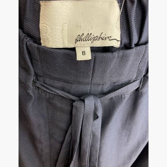 3.1 Phillip Lim 8 M Periwinkle Blue Pants Vintage Y2K Minimalist Coastal - Picture 3 of 6
